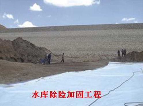 Application of composite geomembrane in Xinjiang reservoir r