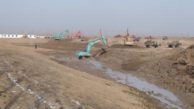 Wetland restoration project and geotechnical renovation proj